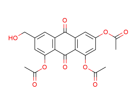 6-(Hydroxymethyl)-9,10-dioxo-9,10-dihydroanthracene-1,3,8-triyl triacetate