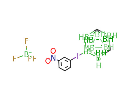 3-nitrophenyl(m-carboran-9-yl)iodonium tetrafluoroborate