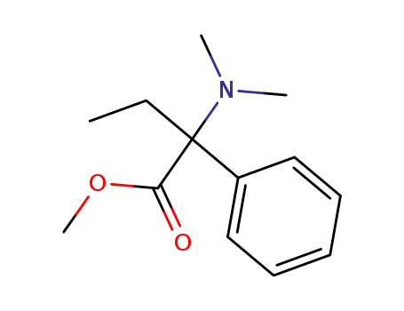 Molecular Structure of 39068-93-4 (Methyl 2-(dimethylamino)-2-phenylbutyrate)