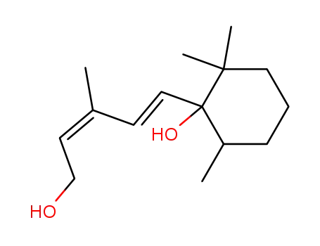 Molecular Structure of 187339-51-1 ((2Z,4E)-3-methyl-5-(1-hydroxy-2,2,6-trimethylcyclohexyl)-pent-2,4-dien-1-ol)