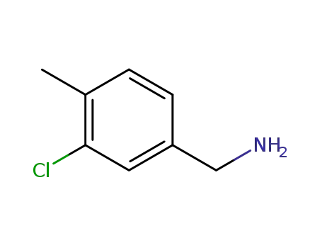 Molecular Structure of 67952-93-6 (3-Chloro-4-methylbenzylamine)