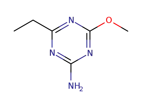 Molecular Structure of 701-78-0 (2-AMINO-4-ETHYL-6-METHOXY-1,3,5-TRIAZINE)