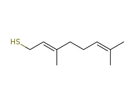 2-Trans-3,7-dimethyl-2,6-octadien-1-mercaptan
