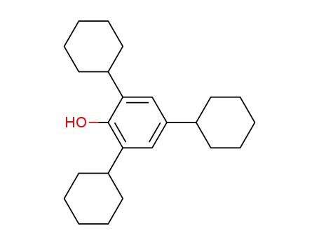 Molecular Structure of 2130-62-3 (2,4,6-Tricyclohexylphenol)