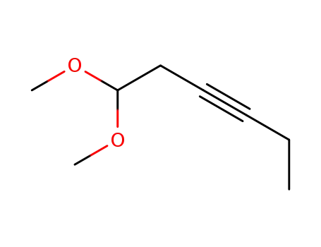 Molecular Structure of 90112-91-7 (1,1-dimethoxyhex-3-yne)