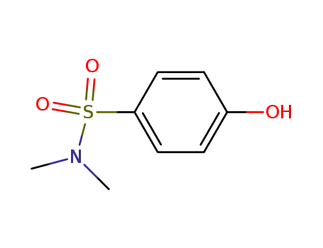 Molecular Structure of 15020-57-2 (P-HYDROXY-N,N-DIMETHYLBENZENE SULFONAMIDE)