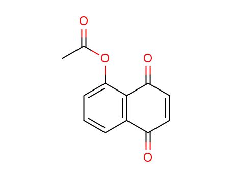 Molecular Structure of 5196-28-1 (5,8-dioxo-5,8-dihydronaphthalen-1-yl acetate)