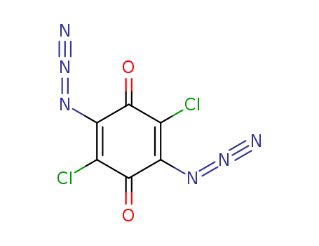 2,5-Cyclohexadiene-1,4-dione,2,5-diazido-3,6-dichloro-