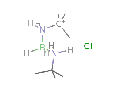 {(t-C<sub>4</sub>H<sub>9</sub>NH<sub>2</sub>)2BH<sub>2</sub>}Cl