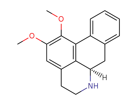 Molecular Structure of 4846-19-9 ((R)-Nornuciferine)