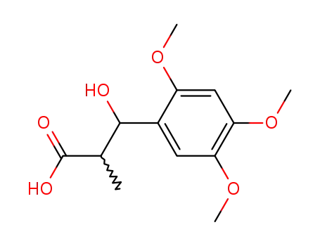 3-Hydroxy-2-methyl-3-(2,4,5-trimethoxy-phenyl)-propionic acid
