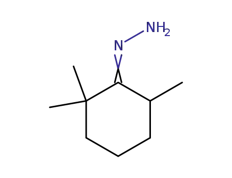Molecular Structure of 189633-82-7 (Cyclohexanone, 2,2,6-trimethyl-, hydrazone)