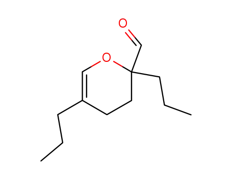 Molecular Structure of 33731-62-3 (3,4-dihydro-2,5-dipropyl-2H-pyran-2-carbaldehyde)