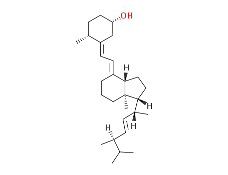 Molecular Structure of 65377-91-5 ((3<i>S</i>,5<i>E</i>,7<i>E</i>,10<i>R</i>)-9,10-seco-ergosta-5,7,22<i>t</i>-trien-3-ol)
