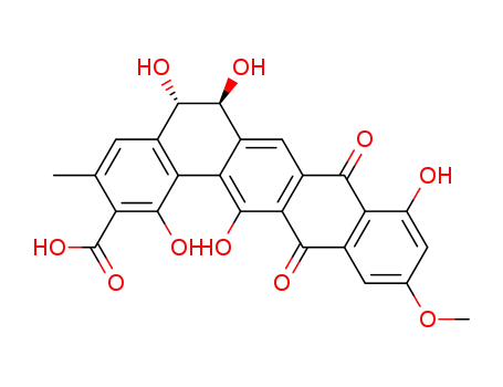(5S,6S)-1,5,6,9,14-Pentahydroxy-11-methoxy-3-methyl-8,13-dioxo-5,6,8,13-tetrahydro-benzo[a]naphthacene-2-carboxylic acid