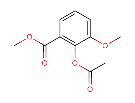 Benzoic acid, 2-(acetyloxy)-3-methoxy-, methyl ester