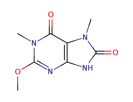 2-methoxy-1,7-dimethyl-7,9-dihydro-1<i>H</i>-purine-6,8-dione