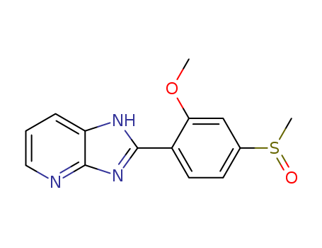 3H-Imidazo[4,5-b]pyridine,2-[2-methoxy-4-(methylsulfinyl)phenyl]-