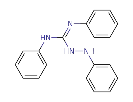 Molecular Structure of 63467-95-8 (N,N',3-triphenylcarbazamidine)