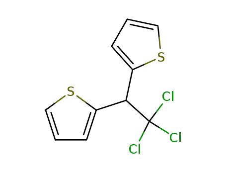 Molecular Structure of 6345-58-0 (2,2'-(2,2,2-trichloroethylidene)dithiophene)