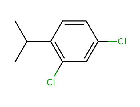 Molecular Structure of 65432-03-3 (2,4-dichloro-1-(propan-2-yl)benzene)
