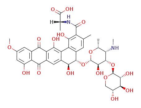 Molecular Structure of 117704-65-1 (Pradimicin A)