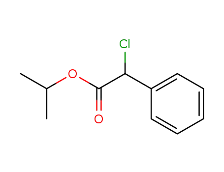 Molecular Structure of 6830-60-0 (Benzeneacetic acid, a-chloro-, 1-methylethyl ester)