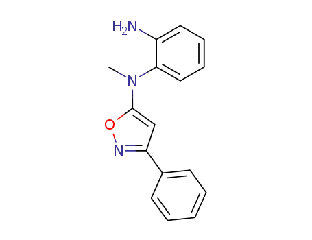 phenyl-3 N-methyl N-(amino-2 phenyl)amino-5 isoxazole