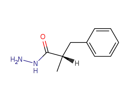 Molecular Structure of 3538-71-4 ((<i>S</i>)-2-methyl-3-phenyl-propionic acid hydrazide)