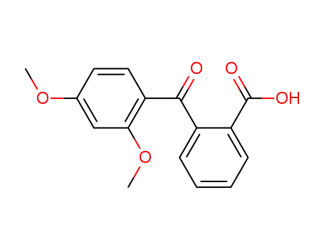 Molecular Structure of 61959-31-7 (2-(2,4-dimethoxybenzoyl)benzoic acid)