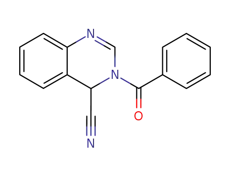 3-benzoyl-3,4-dihydro-4-quinazolinecarbonitrile