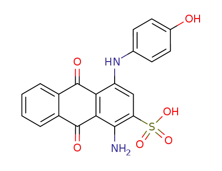 1-アミノ-4-[(4-ヒドロキシフェニル)アミノ]-9,10-ジオキソ-9,10-ジヒドロアントラセン-2-スルホン酸