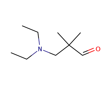 Molecular Structure of 6343-47-1 (3-DIETHYLAMINO-2,2-DIMETHYL-PROPIONALDEHYDE)