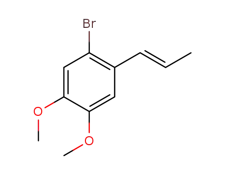 Benzene, 1-bromo-4,5-dimethoxy-2-(1-propenyl)-, (E)-