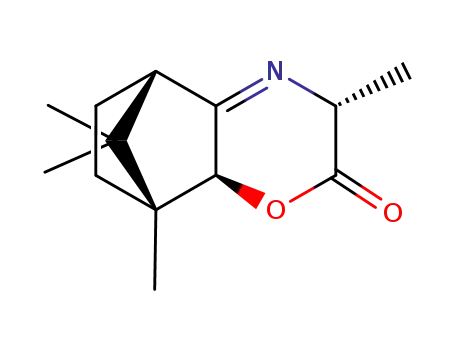 Molecular Structure of 422570-16-9 ((1R,2S,5R,8S)-1,5,11,11-tetramethyl-3-oxa-6-azatricyclo[6.2.1.0<sup>2,7</sup>]undec-6-en-4-one)