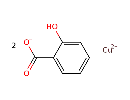 Molecular Structure of 20936-31-6 (salicylic acid, copper salt)