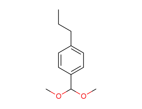 Molecular Structure of 1254940-88-9 (4-propylbenzaldehyde dimethyl acetal)