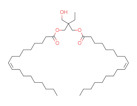 Molecular Structure of 25111-05-1 (2-ethyl-2-(hydroxymethyl)-1,3-propanediyl dioleate)