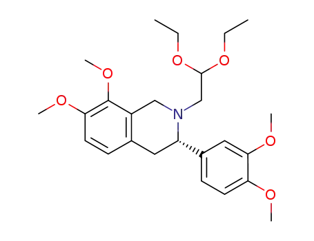 (3S)-2-(2,2-diethoxyethyl)-3-(3,4-dimethoxyphenyl)-7,8-dimethoxy-1,2,3,4-tetrahydroisoquinoline