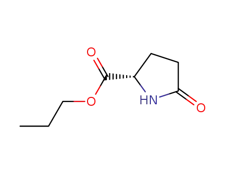 Molecular Structure of 85153-83-9 (propyl 5-oxo-L-prolinate)