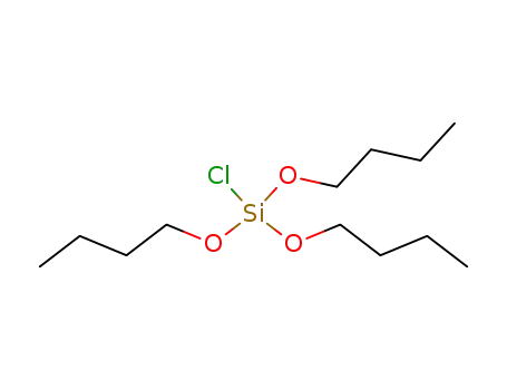 Molecular Structure of 6421-39-2 (Silane, tributoxychloro-)