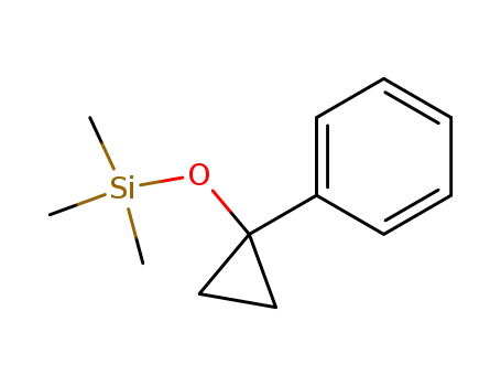 Molecular Structure of 38858-73-0 (Silane, trimethyl[(1-phenylcyclopropyl)oxy]-)