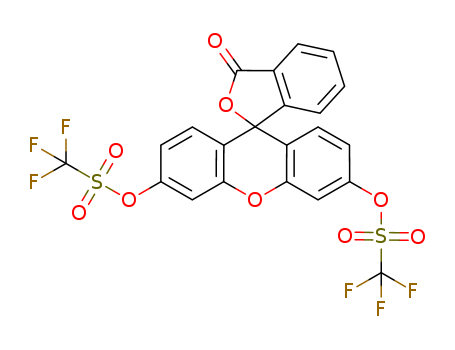 3-oxo-3H-spiro[isobenzofuran-1,9′-xanthene]-3′,6′-diyl bis(trifluoromethanesulfonate)
