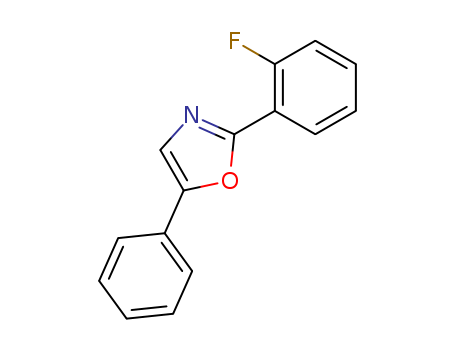 Oxazole,2-(2-fluorophenyl)-5-phenyl- cas  391-07-1
