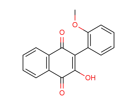 2-Hydroxy-3-(2-methoxy-phenyl)-naphtho-1,4-chinon