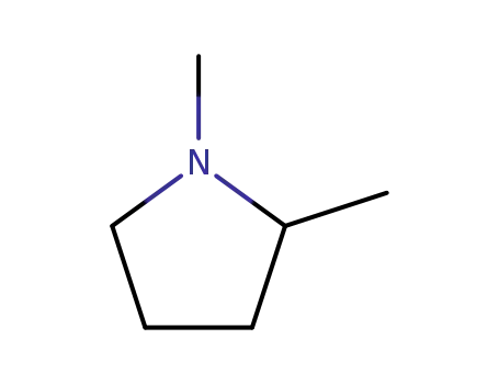 Molecular Structure of 765-48-0 (1,2-dimethylpyrrolidine)