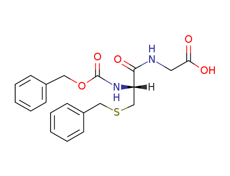 2-[(3-benzylsulfanyl-2-phenylmethoxycarbonylamino-propanoyl)amino]acetic acid cas  55559-23-4