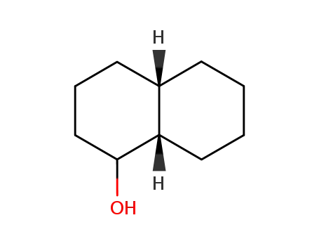 Molecular Structure of 52079-69-3 (cis-9-decalol)