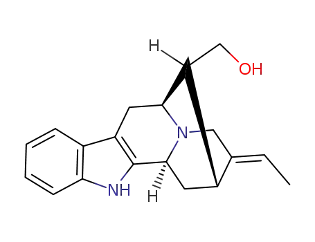 Molecular Structure of 1358-75-4 (Sarpagan-17-ol,(16S,19Z)- )