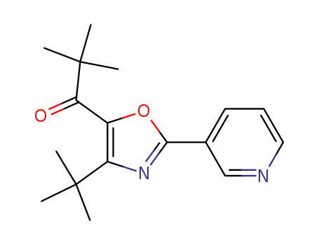 1-[4-(1,1-dimethylethyl)-2-(3-pyridinyl)-5-oxazolyl]-(2,2-dimethyl)-1-propanone